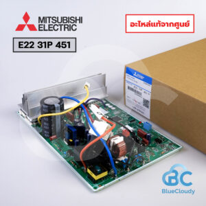 E22 31P 451 แผงคอนโทรลคอยล์ร้อน Mitsubishi Electric [อะไหล่แท้จากศูนย์]